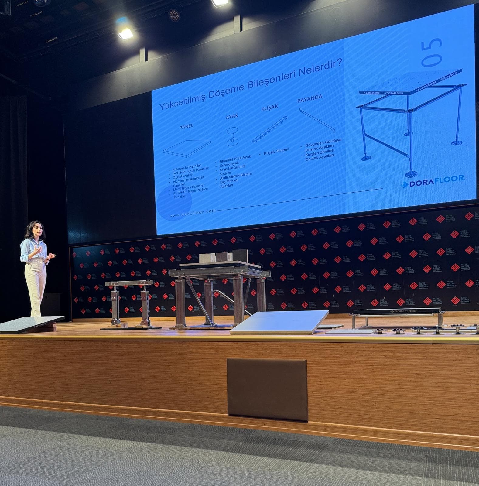 DORAFLOOR RAISED FLOOR SYSTEMS SEMINAR, FATIH SULTAN MEHMET VAKIF UNIVERSITY